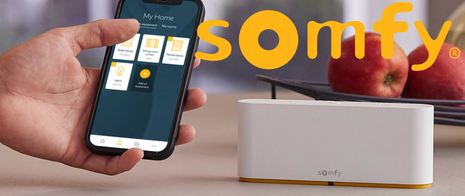 Smartphone controlling smart home devices