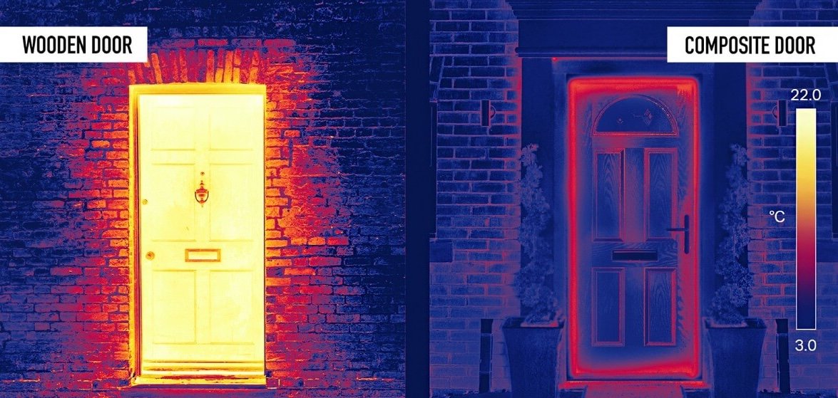 Warm, insulated home entrance