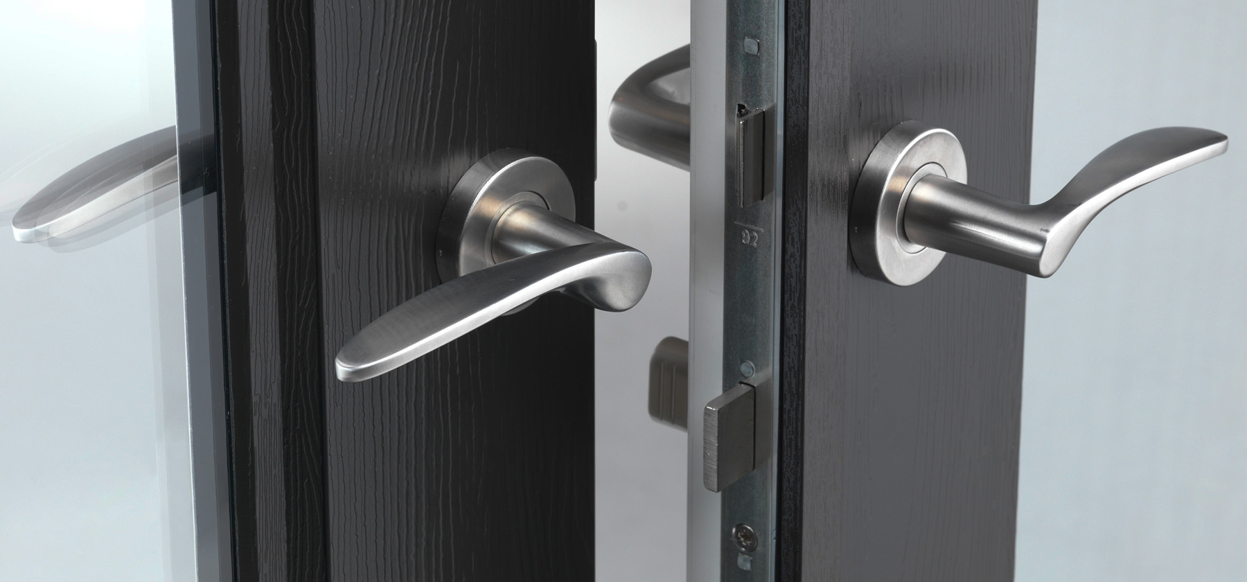 Secure composite front door